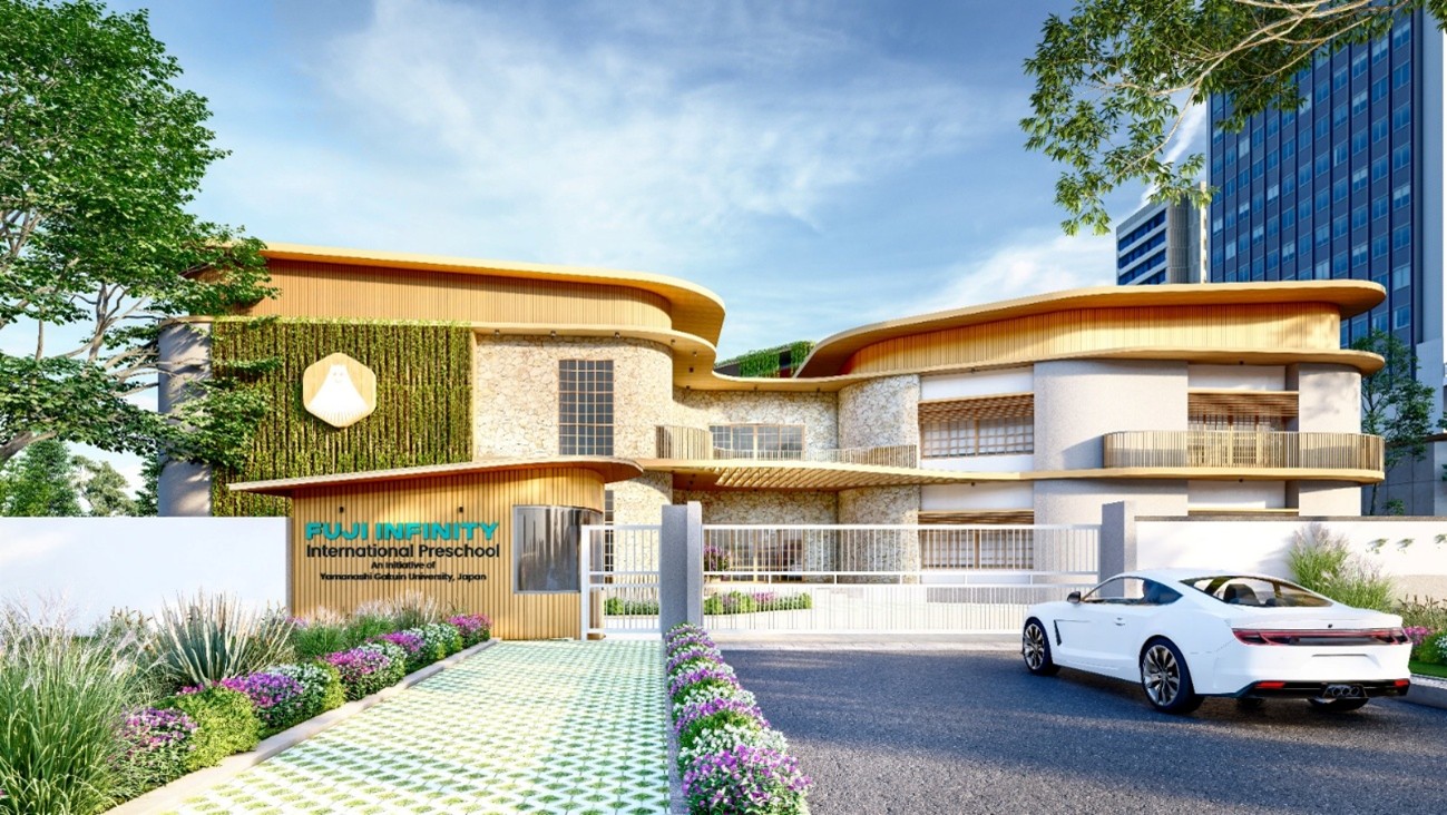▲インド・グルガオンのFuji Infinity International Preschool