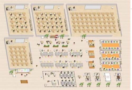 * Gakken Base内の様子