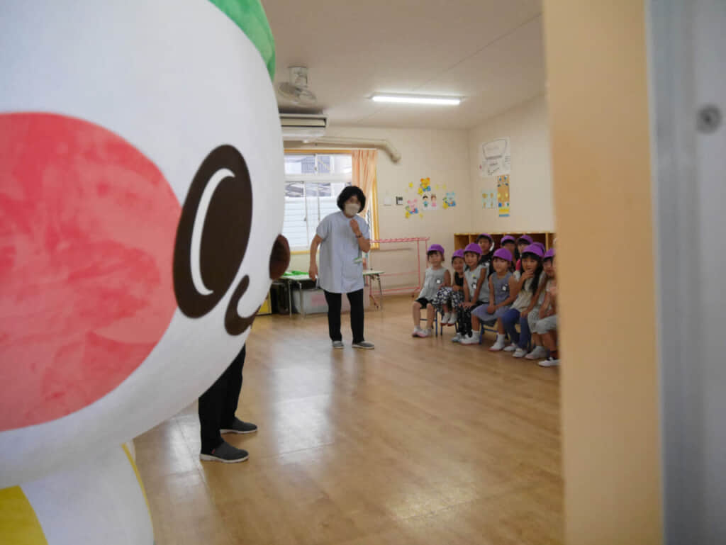 学研幼児教室キャラクターのきゅりっとが日本各地の園を訪問！？お披露目イベントを実施